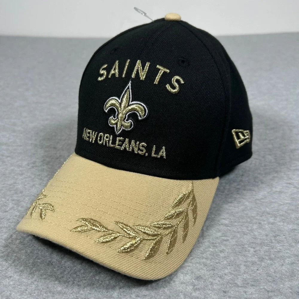 New Era New Orleans Saints Hat Size M/L 39THIRTY NFL Draft 2025 Stretch Fit NEW